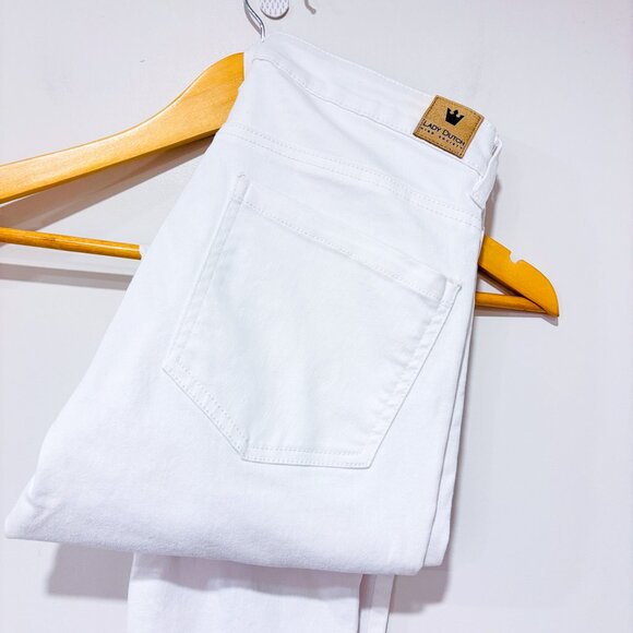 LADY DUTCH White Skinny Jeans | High-Rise Stretch Denim | Size 25 * - Picture 11 of 11